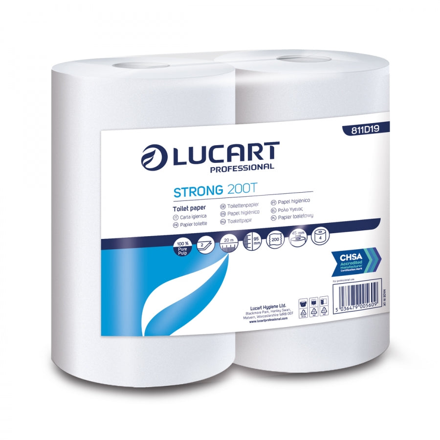 811D19 OPTISOFT TOILET TISSUE 200 SHEET 2PLY WHITE X 36