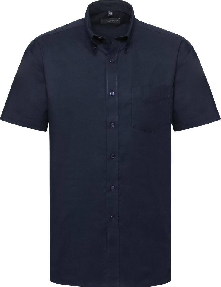 R933M Classic Oxford Shirt Short Sleeve 135 Mens Bright Navy