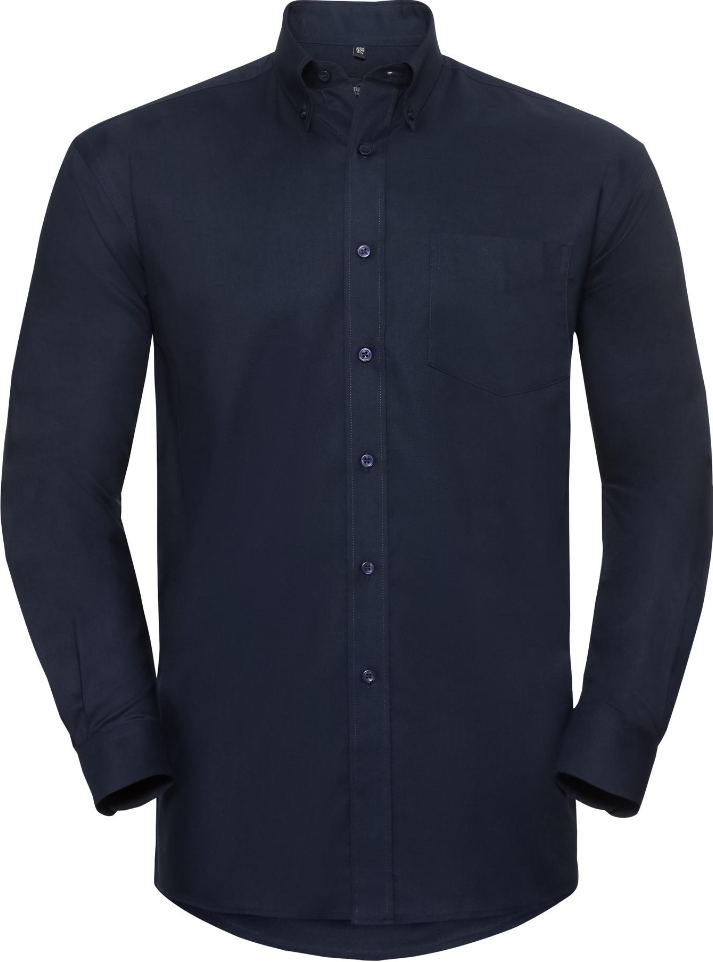 R932M Classic Oxford Long Sleeve Shirt 135 Mens Bright Navy