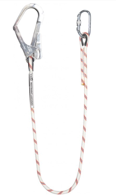 RLSC1.5 - 1.5M RESTRAINT LANYARD W/ CONNECTORS