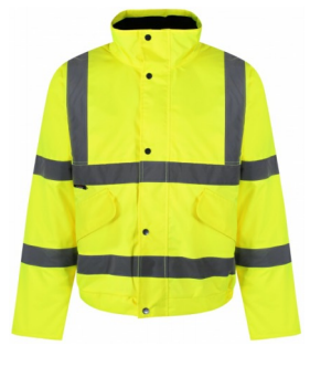 HVJ2 TBJ01 HI-VIS Bomber Jacket