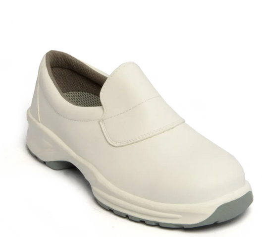 Himalayan 9950 S2/SRC White Microfibre Slip-On Safety Shoe