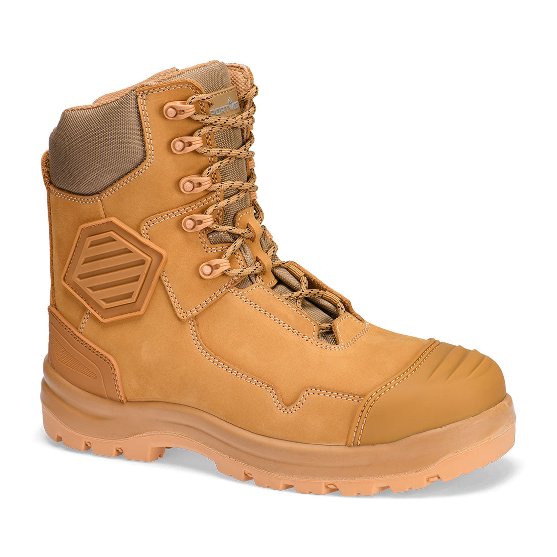 FD22 Composite Leather Shin Safety Boot WHeat