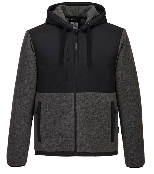 KX371 - KX3 Borg Fleece Black/Grey