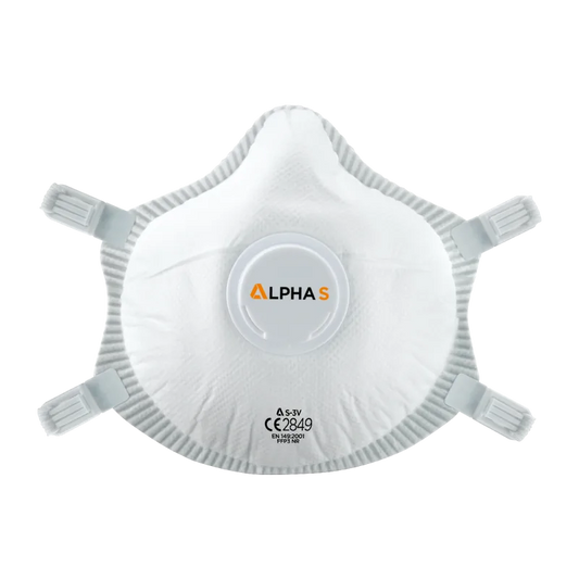 ALPHA S-3V FFP3V CUP RESPIRATOR - BOX OF 5