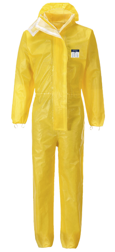 ST70 - BizTex Microporous Coverall Type 3/4/5/6 Yellow