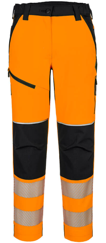 T141 - PW3 Hi-Vis Women's Stretch Trouser Orange/Black