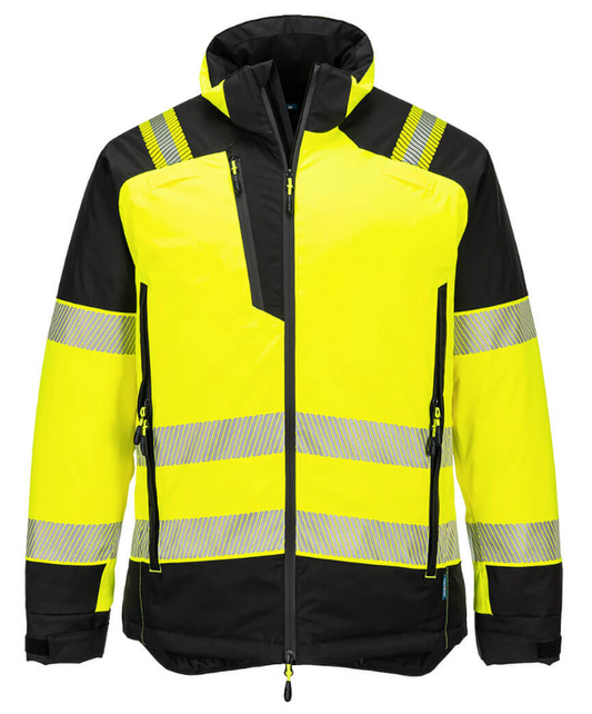 T160 - PW3 Hi-Vis Winter Jacket Yellow/Black