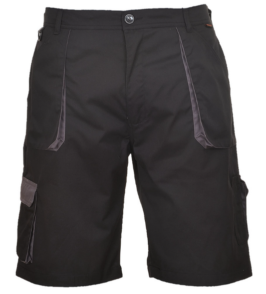 TX14 - Portwest Texo Contrast Shorts Black