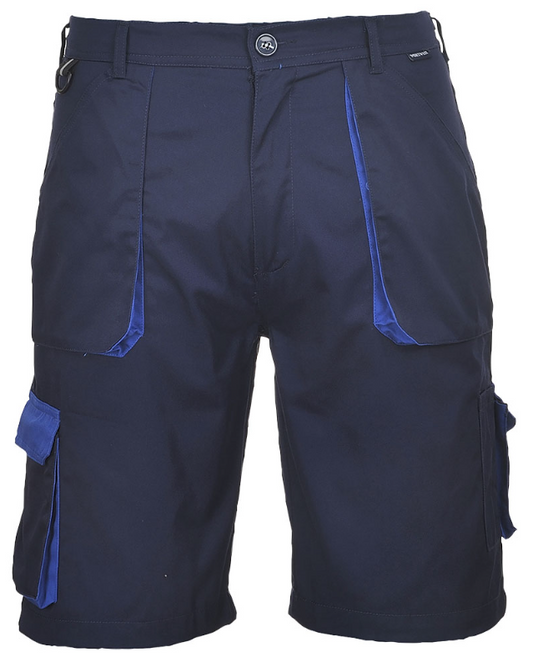 TX14 - Portwest Texo Contrast Shorts Navy