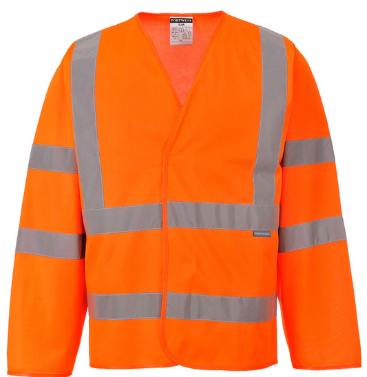 C473 - Hi-Vis Band and Brace Jacket L/S Orange