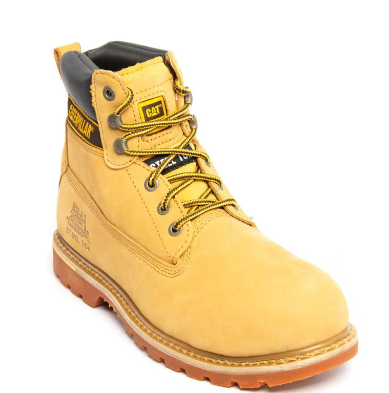 CAT 7042 SB SRC HRO Holton Honey Leather Steel Safety Boot