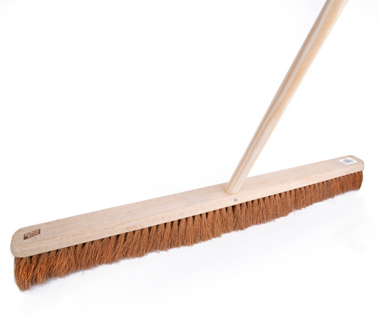 Wooden Broom Platform Soft Coco 36" & Handle FSC 5