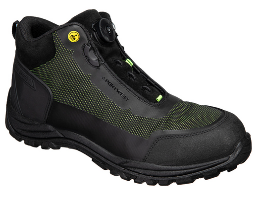 FE04 - Girder Composite Mid Boot S3S ESD SR FO Black/Green