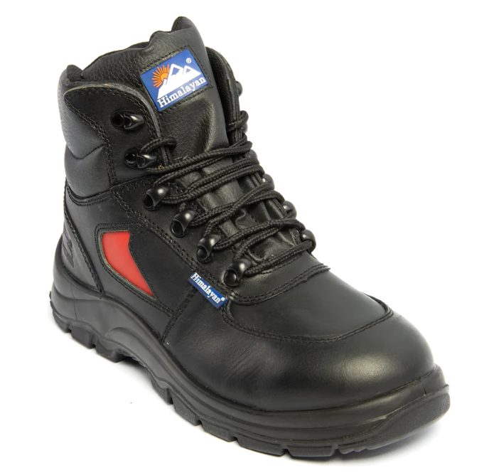 Himalayan 3414 S1P/SRC Black/Red Safety Boot