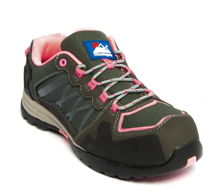 Himalayan 4302 S1P/SRC Women's Composite Grey/Pink Safety Cross Trainer