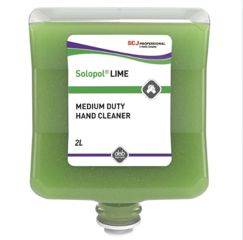 Deb Solopol Lime Hand Cleanser 2L and 4L (cases of 4)