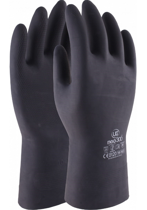 Neo300 - Neoprene Flocklined Chemical Gauntlet