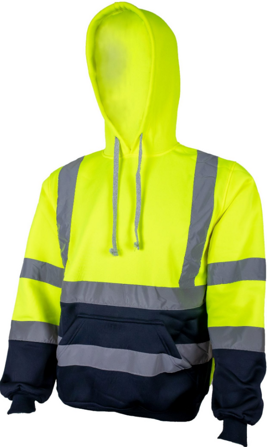 Unbreakable U302 Sherman Hi-Visibility Yellow Hoodie