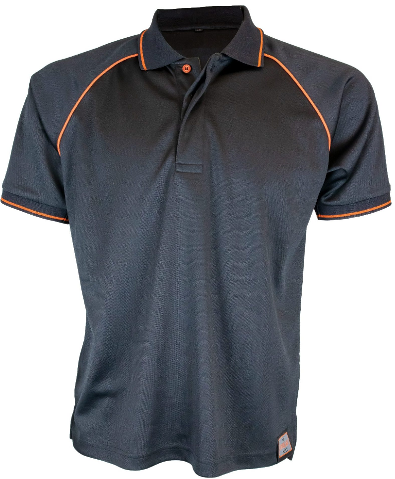 Unbreakable U400 Newark Black Trimmed Polo